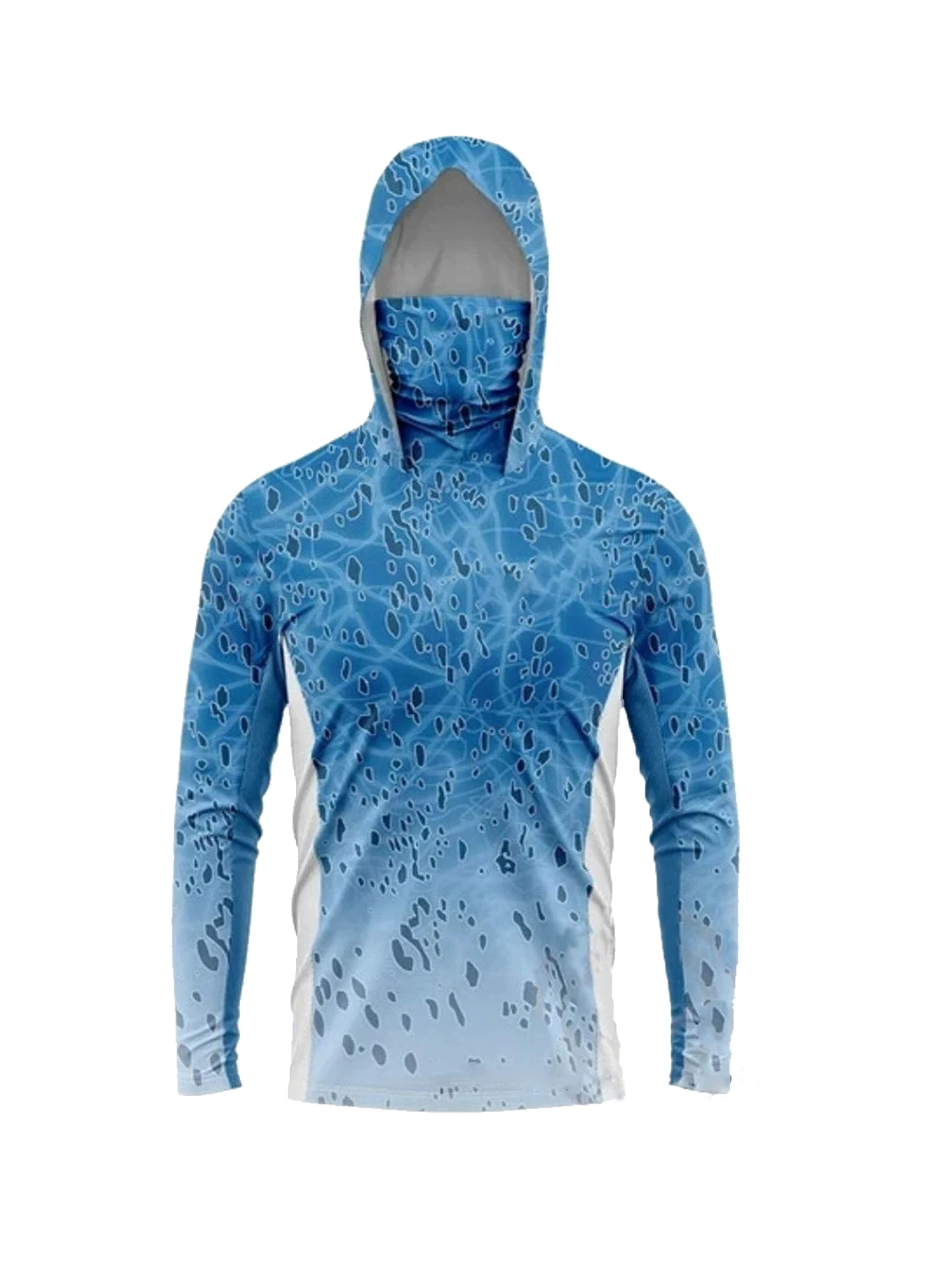 Summer Clothing Guys - Men Long Sleeve Fishing Hoodie Mask