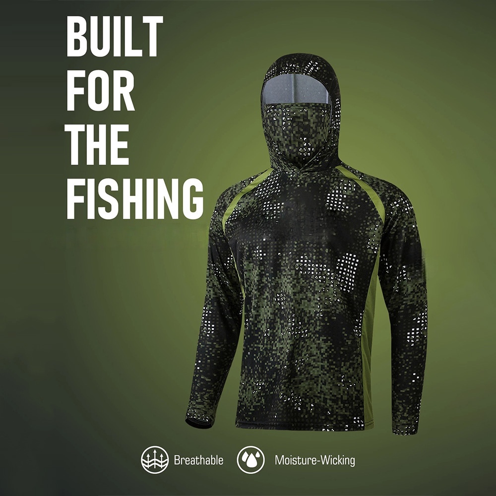 Summer Clothing Guys - MALFC Fishing Apparel Men Hood Fishing