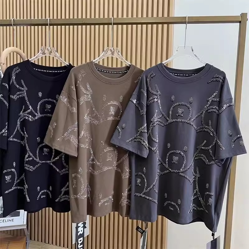 Summer De Clothing - L-4XL Plus Size T-shirts for Women