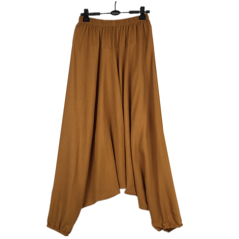 Summer Clothing Pakistan - Summer Wide Leg Loose Cotton Linen