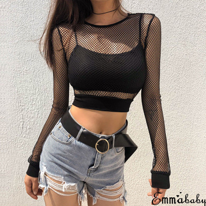 Summer Clothing Old Money - Đen Gợi Cảm Rỗng Ra Lưới