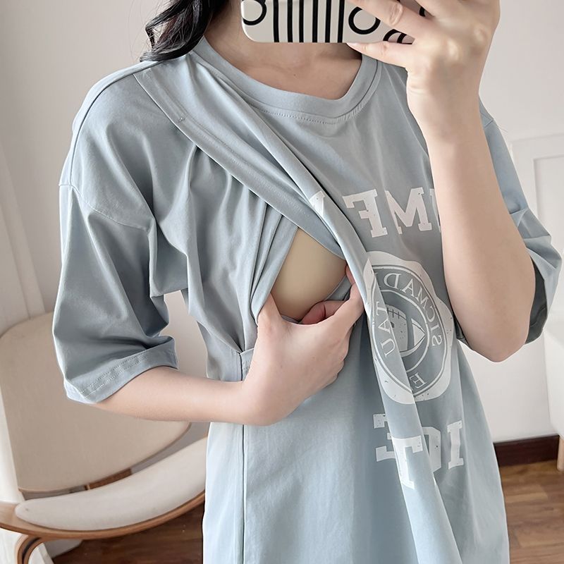 Nursing Dress Pregnant Breastf - đánh giá và giá Summer Clothing Usa