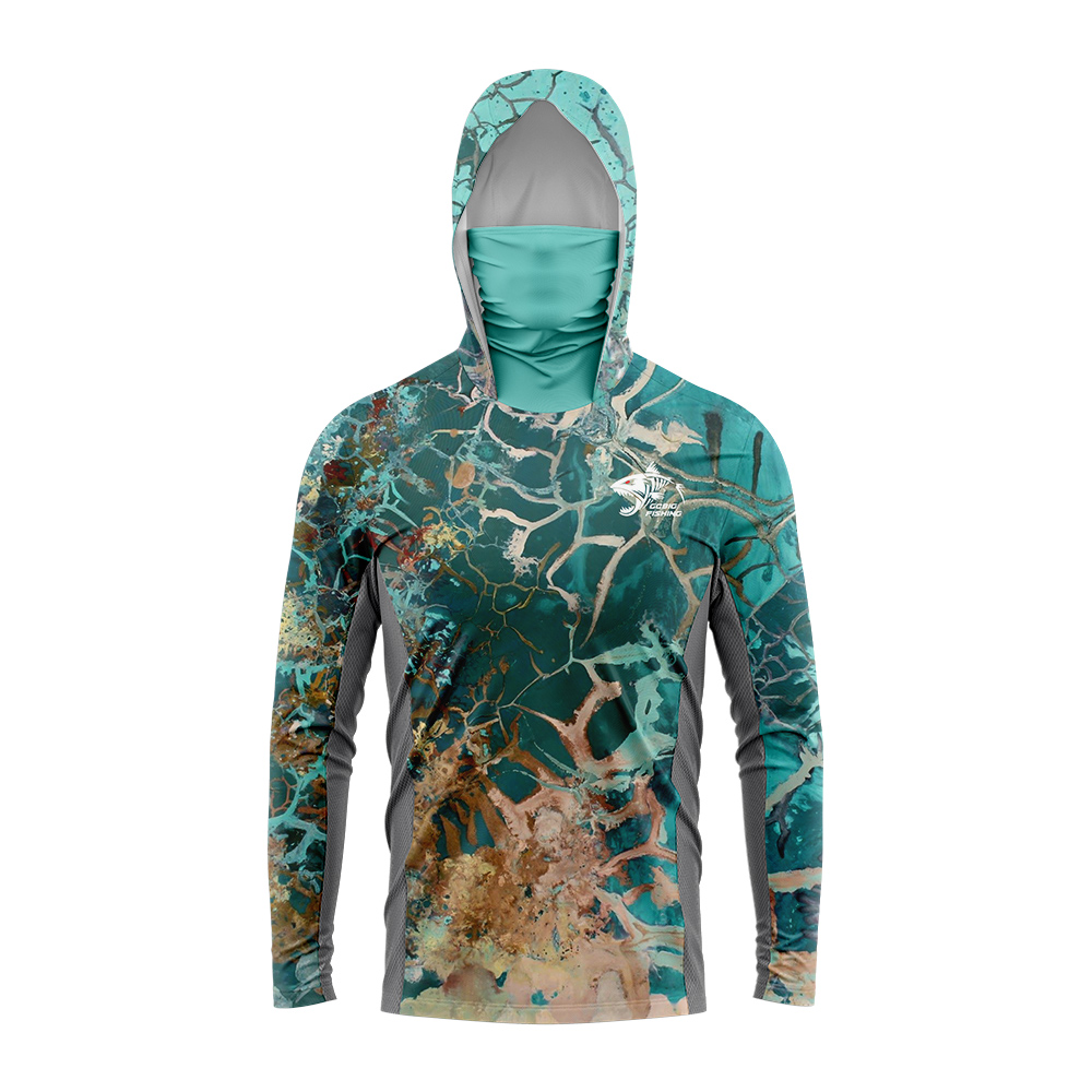 UPF50+ Hooded Fishing Shirt Bu - đánh giá và giá Summer Clothing Guys