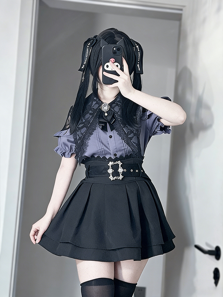 Gothic Style Shoulder Bared Sh - đánh giá và giá Summer Clothing Old Money