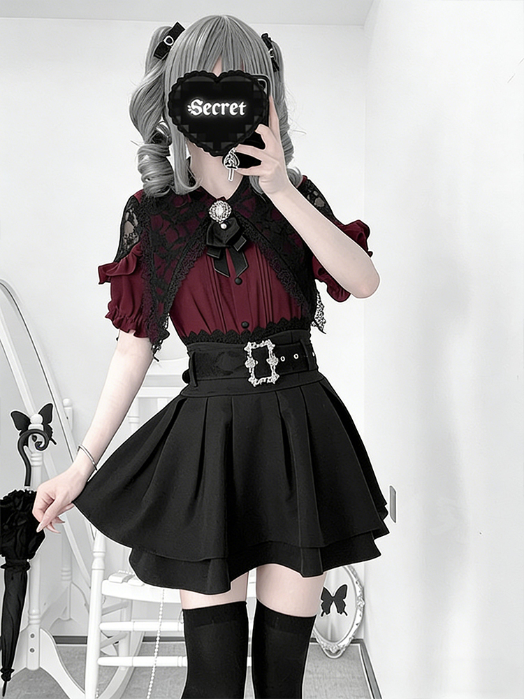 Gothic Style Shoulder Bared Sh - đánh giá và giá Summer Clothing Old Money