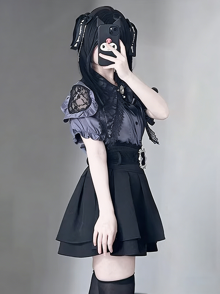 Gothic Style Shoulder Bared Sh - đánh giá và giá Summer Clothing Old Money