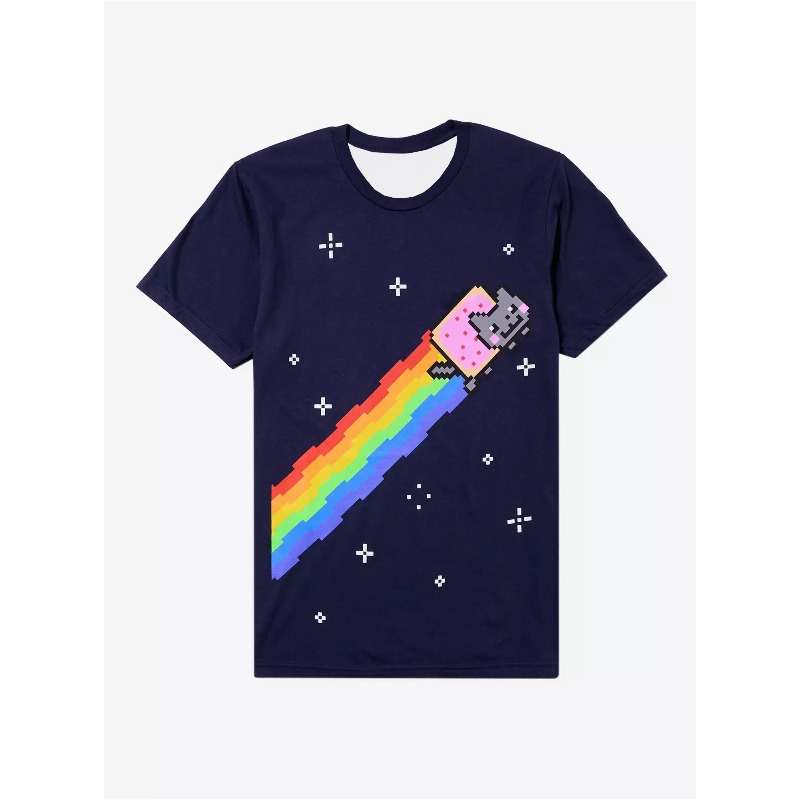 Pixel Nyan Cat Rainbow Space G - đánh giá và giá Summer Clothing Old Money