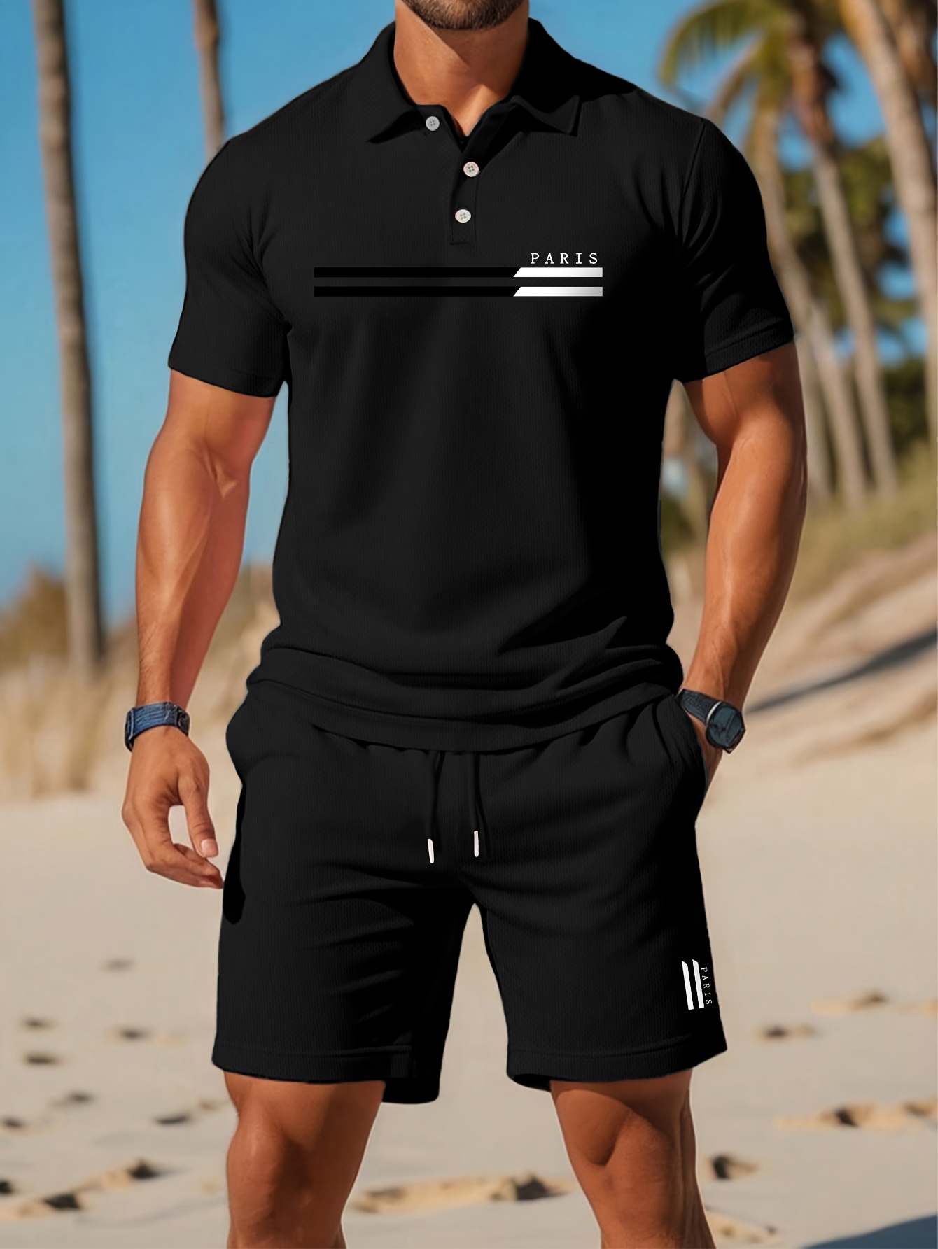 2026 Summer Men's Polo Set - 3 - đánh giá và giá Summer Clothing Patterns