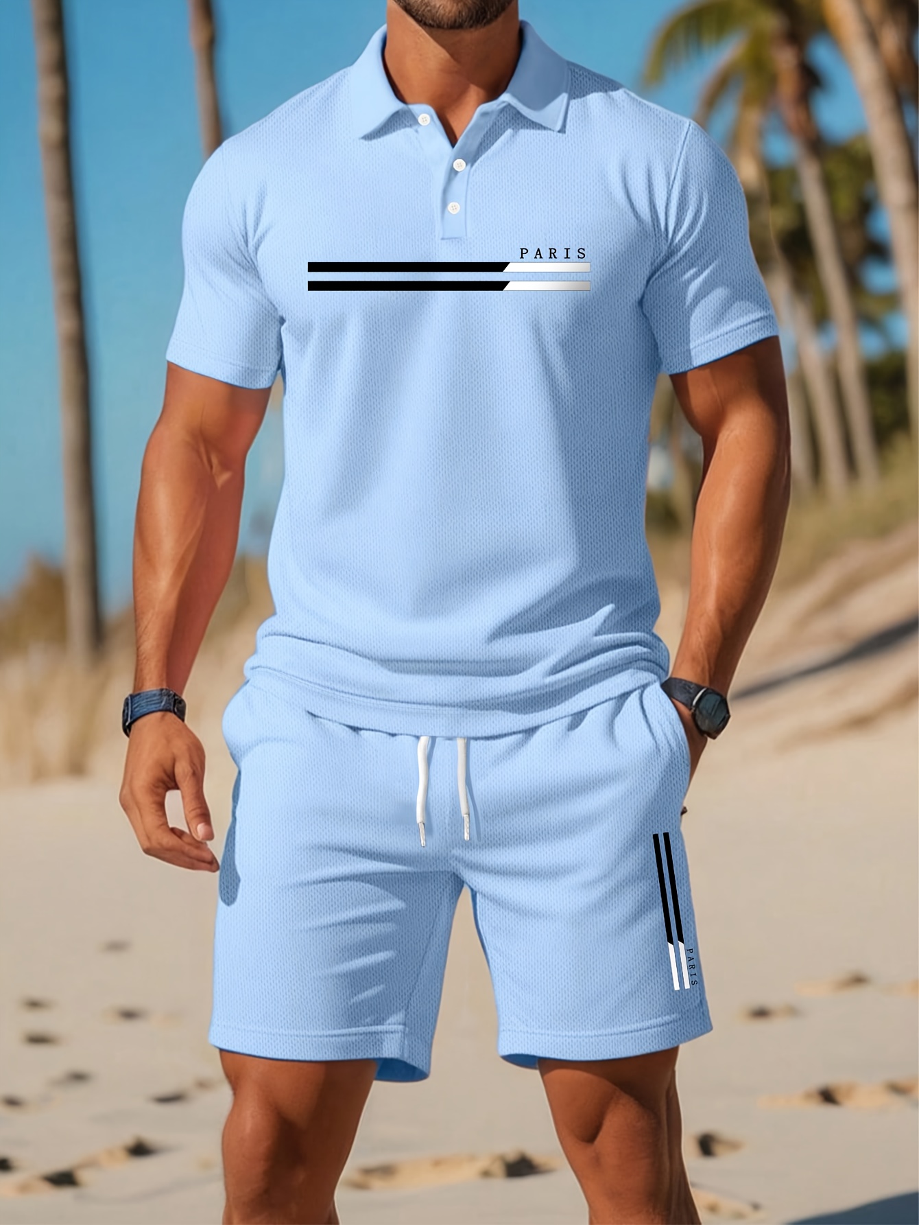 2026 Summer Men's Polo Set - 3 - đánh giá và giá Summer Clothing Patterns