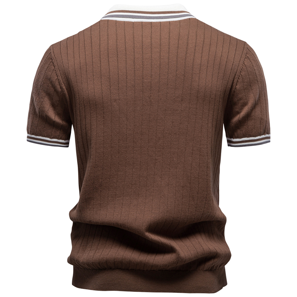 AIOPESON Men's Polo Shirt 100% - đánh giá và giá Summer Clothing Old Money