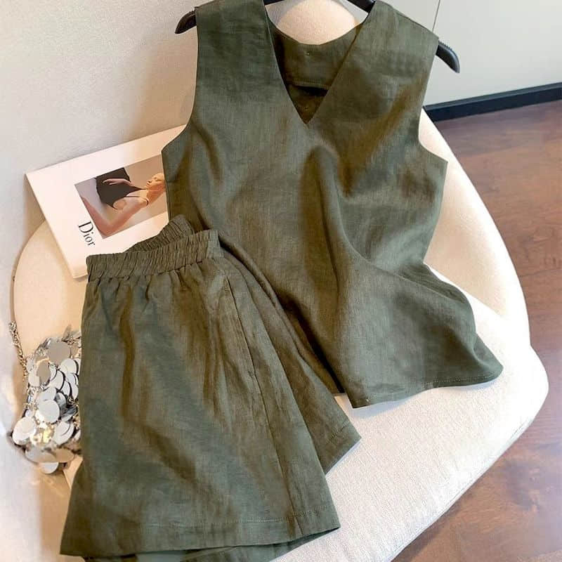 Shorts Sets Old-money Aestheti - đánh giá và giá Summer Clothing Old Money