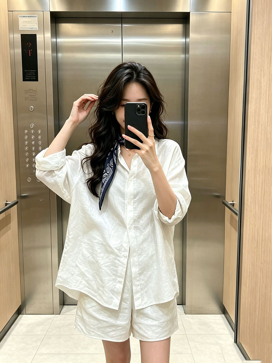 White Korean Style Shirt Elast - đánh giá và giá Summer Clothing Old Money