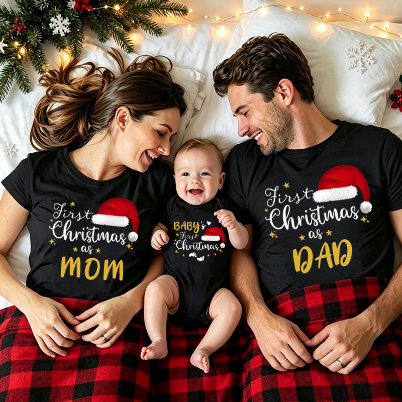 Family Matching Christmas T-sh - đánh giá và giá Summer Clothing For Babies