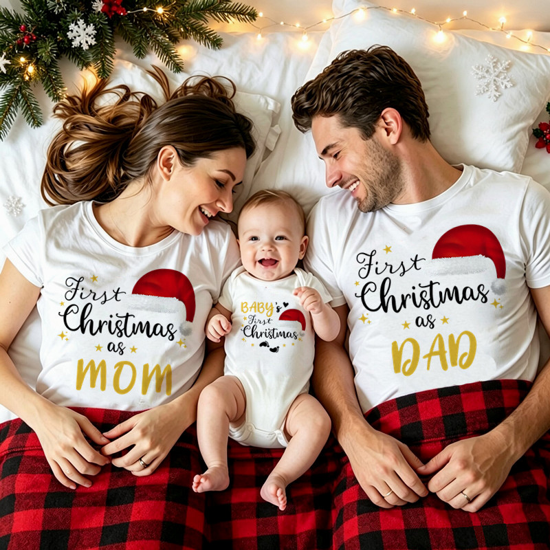 Family Matching Christmas T-sh - đánh giá và giá Summer Clothing For Babies