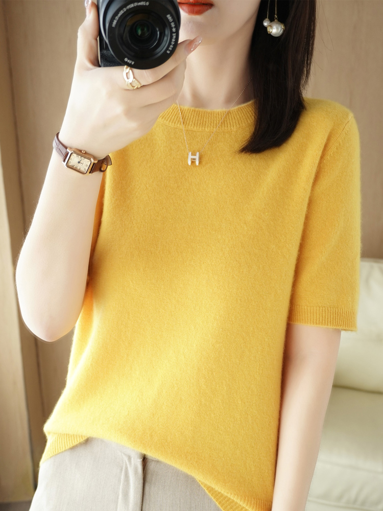 New Chic Women Summer T-shirt  - đánh giá và giá Summer Clothing Old Money