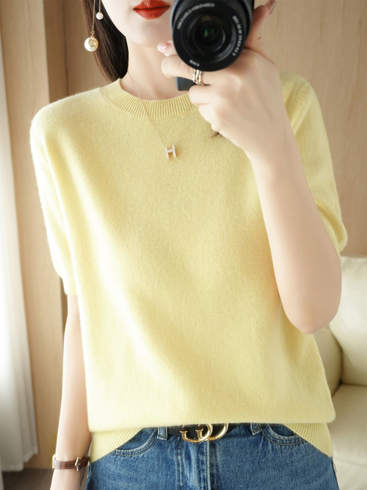 New Chic Women Summer T-shirt  - đánh giá và giá Summer Clothing Old Money