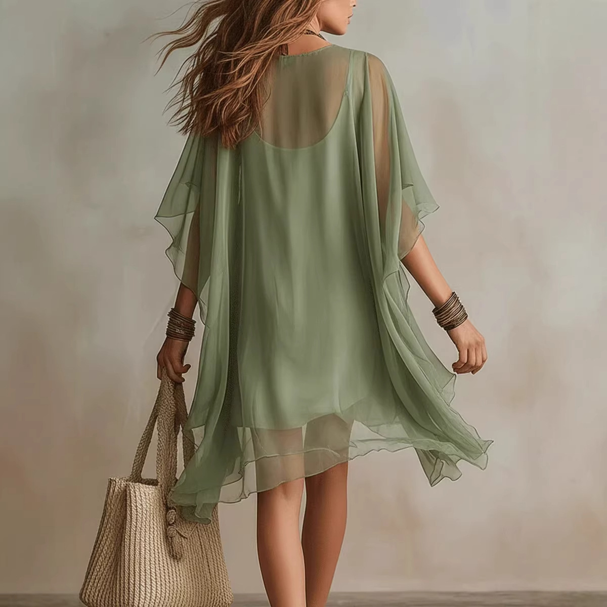 Summer New Women's V-Neck Chif - đánh giá và giá Summer Vacation Clothing Women