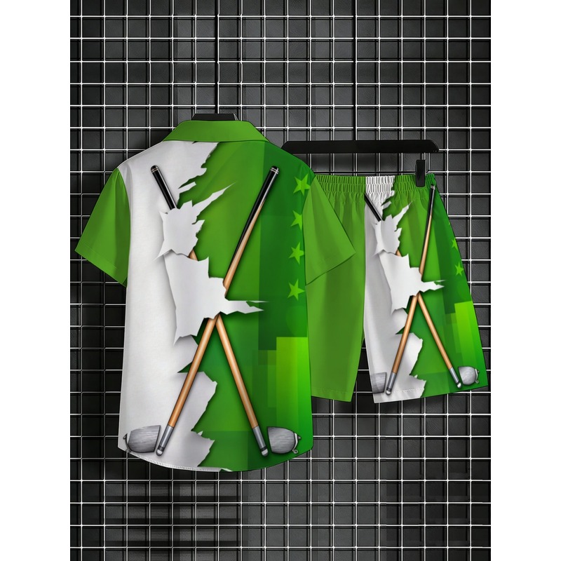 Men's Lightweight Casual Green - đánh giá và giá Summer Clothing Beach